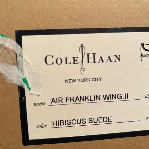 Cole Haan Men’s Size 8 - Air Franklin Wingtips - Picture 3 of 4